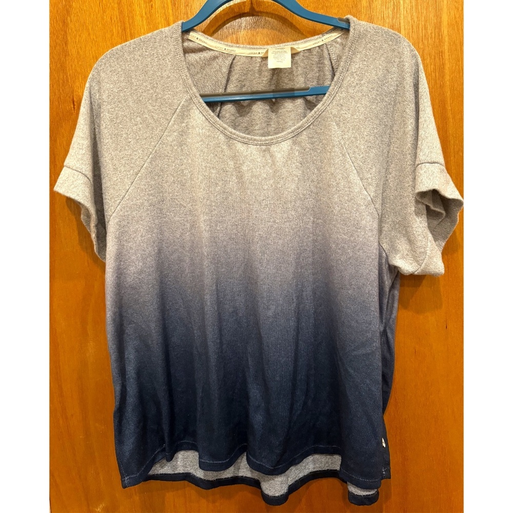 LUCKY BRAND - 2 PIECE GRAY/NAVY PJ SET - SIZE L